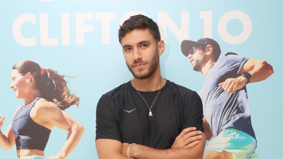 בר ברימר בהשקת נעלי המותג HOKA (צילום: אור גפן)