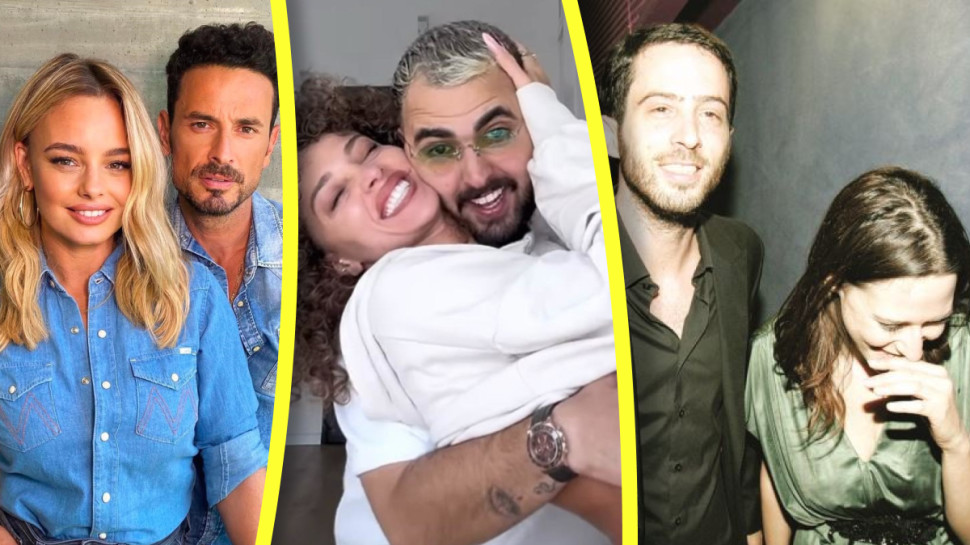 יעל בר זוהר וגיא זוארץ, עדן פינס ואושר כהן, יונית לוי ועידו רוזנבלום (צילום: יחצ,שימוש לפי סעיף 27א')