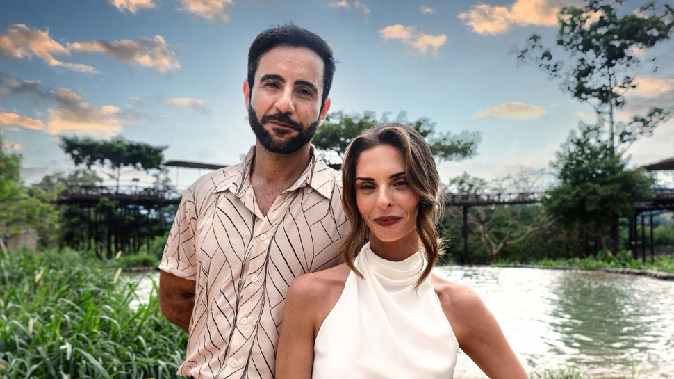 אורית צוקרון גולברג וגיא אתגר (צילום: באדיבות קשת 12)