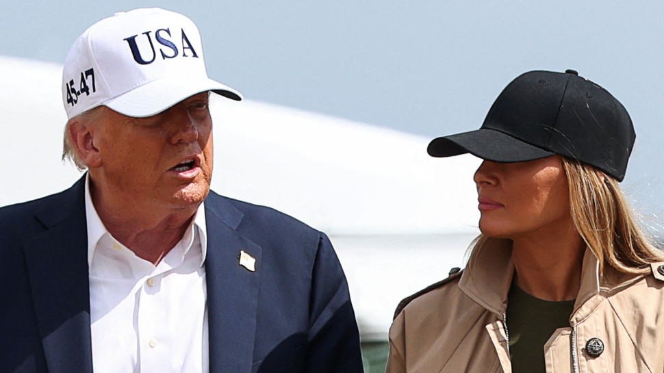 דונלד ומלניה טראמפ (צילום: רויטרס)