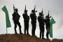 מחבלי חמאס (צילום: EYAD BABA/AFP via Getty Images)
