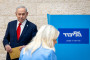 בנימין נתניהו מצביע בפריימריז של הליכוד (צילום: חיים גולדברג, פלאש 90)