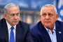 איזנקוט ונתניהו, עימות טלוויזיוני (צילום: פלאש 90,אבשלום ששוני ופלאש 90,בינה מלאכותית)