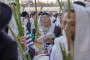 תפילת חג הסוכות בכותל המערבי (צילום: הלל מאיר/TPS)