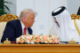 דונלד טראמפ, תמים בן חמד אאל ת'אני (צילום: REUTERS/Brian Snyder)