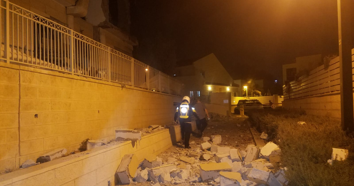 רקטה התפוצצה בבית בבאר שבע וגרמה לנזק כבד, אין נפגעים | מעריב