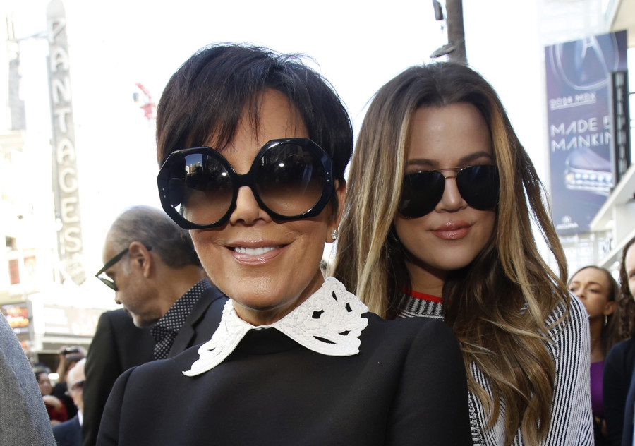 קלואי קרדשיאן וקריס ג'נר (צילום: רויטרס)