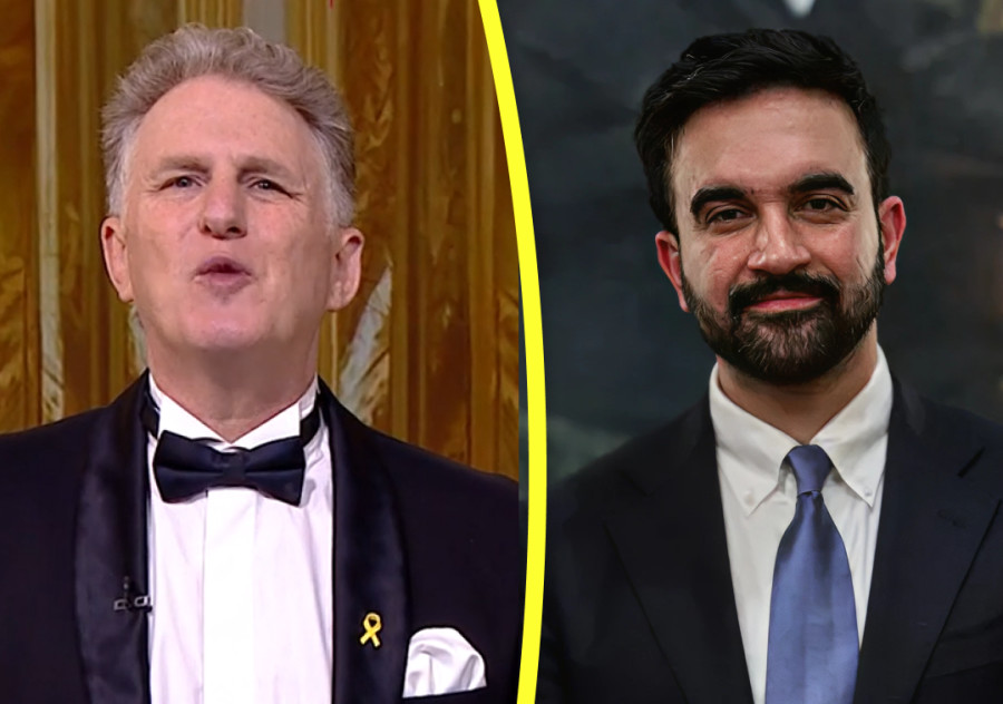 מייקל רפפורט, זוהרן ממדאני  (צילום: רשתות חברתיות,צילום מסך קשת 12)