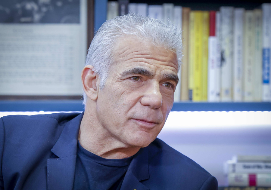 יאיר לפיד (צילום: מארק ישראל סלם, ג'רוזלם פוסט)