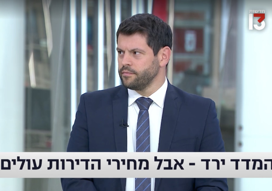 מתן חודורוב של ערוץ 13 (צילום: צילום מסך ערוץ 13)