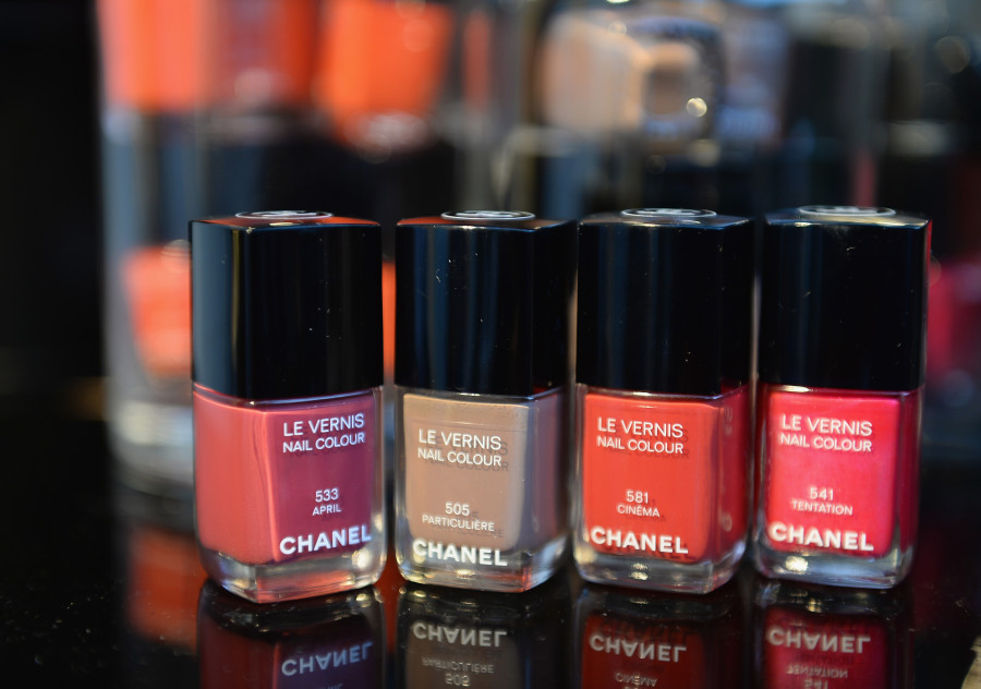 צבעי לק של שאנל (צילום: Michael Buckner/Getty Images for Chanel)