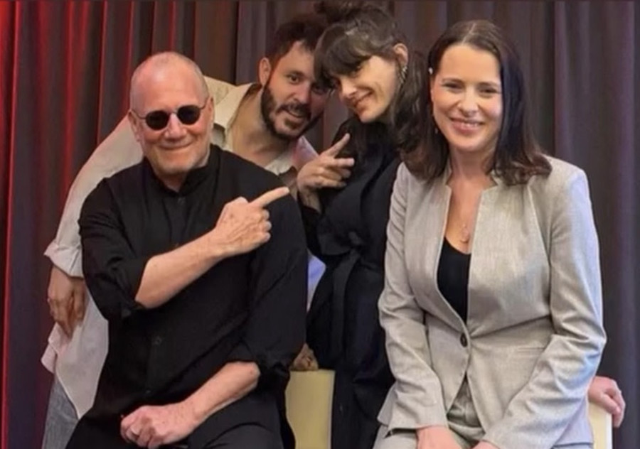 תמר איש שלום, נגה ארז, אורי רוסו ורוני דואק (צילום: באדיבות שיתופים וציונות 2000)