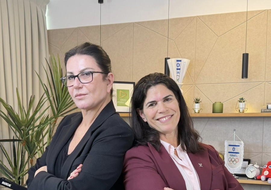 יעל ארד ורותי ברודו (צילום: באדיבות הוועד האולימפי בישראל)