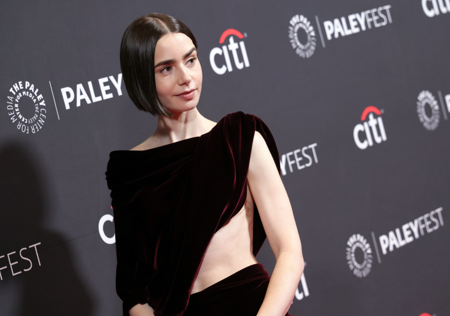 לילי קולינס (צילום:  Kevin Winter/Getty images)
