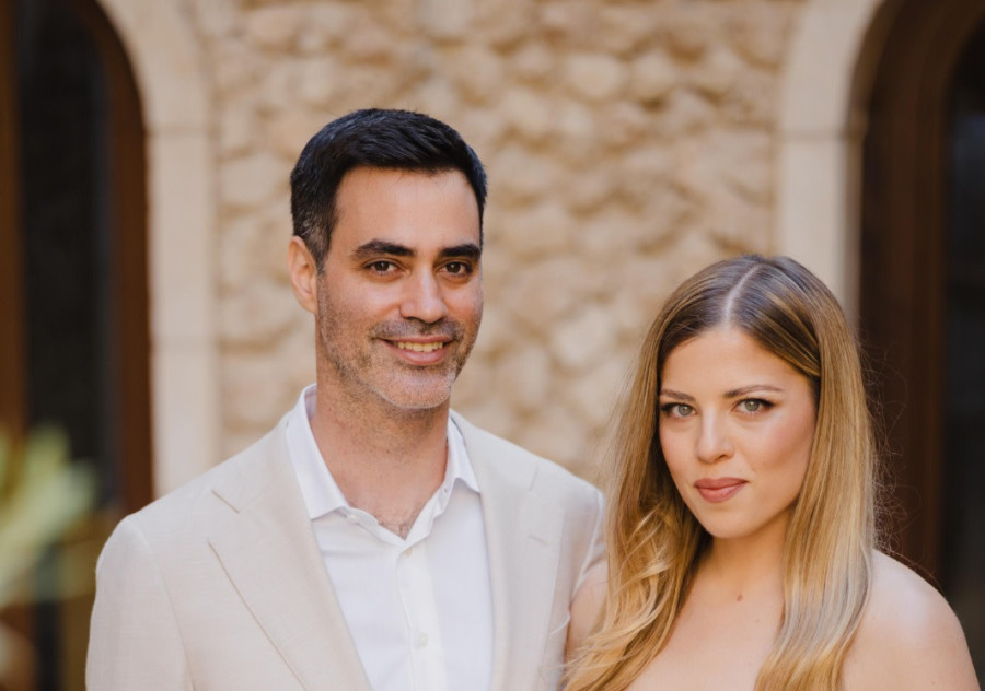 נריה קראוס ובעלה עידו גפן (צילום: אורי שדה)