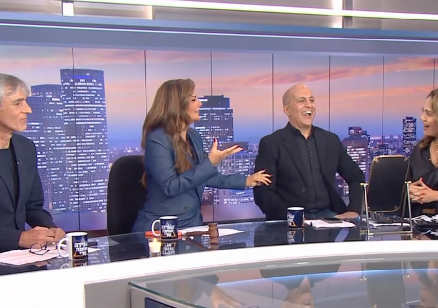 מימין: איילת גייר, ברק סרי, אופירה אסייג ואלי אוחנה (צילום: צילום מסך קשת 12)