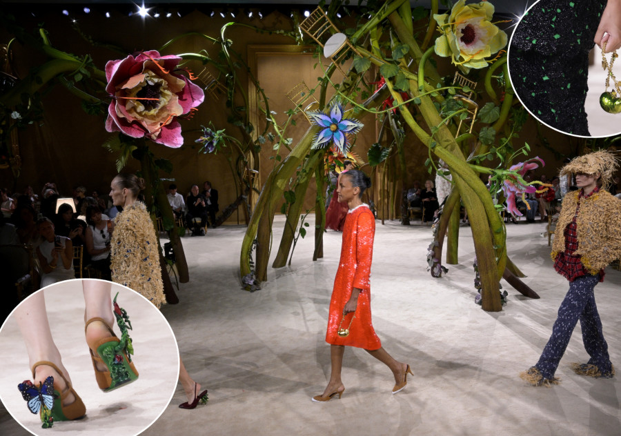 תצוגת ההוט קוטור של שאנל בפריז 26 (צילום: Kristy Sparow/Getty Images, Peter White/Getty Images)