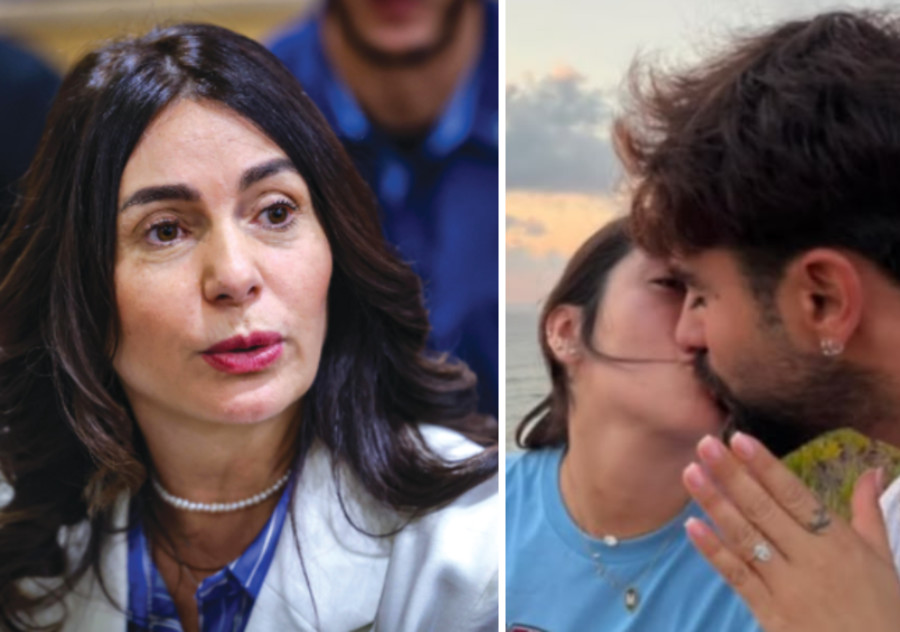 בתה של מירי רגב התארסה (צילום: חיים גולדברג פלאש 90, צילום מסך אינסטגרם)
