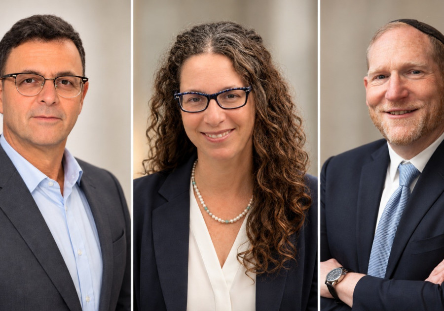 חן שרייבר, הרב יהושע פס, ד"ר קרן צרפתי  (צילום: פרטי,ניר אריאלי,MAPS ישראל)