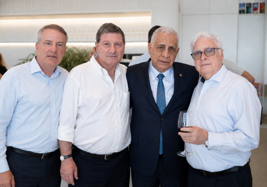 רמי נוסבאום, פיני כהן, גיל גירון וגיא פורת  (צילום: איתמר סיידא)