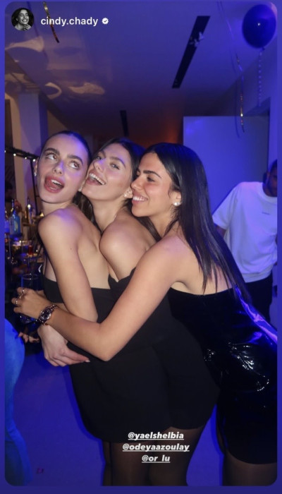 אור לוזון, אודיה, יעל שלביה (צילום: צילום מסך מתוך האינסטגרם)