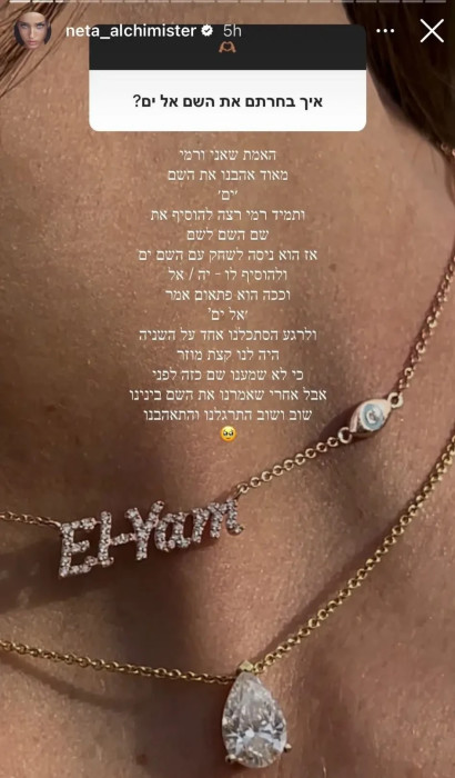 נטע אלחמיסטר (צילום: צילום מסך מתוך האינסטגרם)