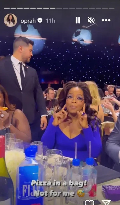 אופרה ווינפרי (צילום: צילום מסך מתוך האינסטגרם)