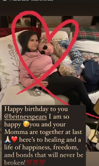 בריטני ספירס, לין ספירס (צילום: צילום מסך אינסטגרם)