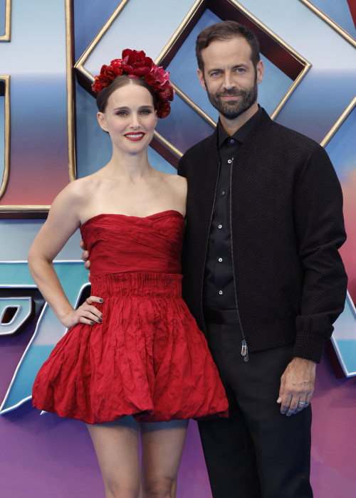 נטלי פורטמן, בנג׳מין מילפייה (צילום:  John Phillips gettyimages)