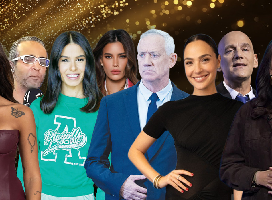 מיכל הקטנה, בני גנץ, גל גדות, נטלי דדון, גיא פלג, תומר משקף לבן, גל רובין, לוסי אהריש (צילום: שוקה כהן,אלעד אדמוני,רן יחזקאל,עדן שוחט,צילום מסך כאן 11,הדס פרוש פלאש 90,ערוץ 13)