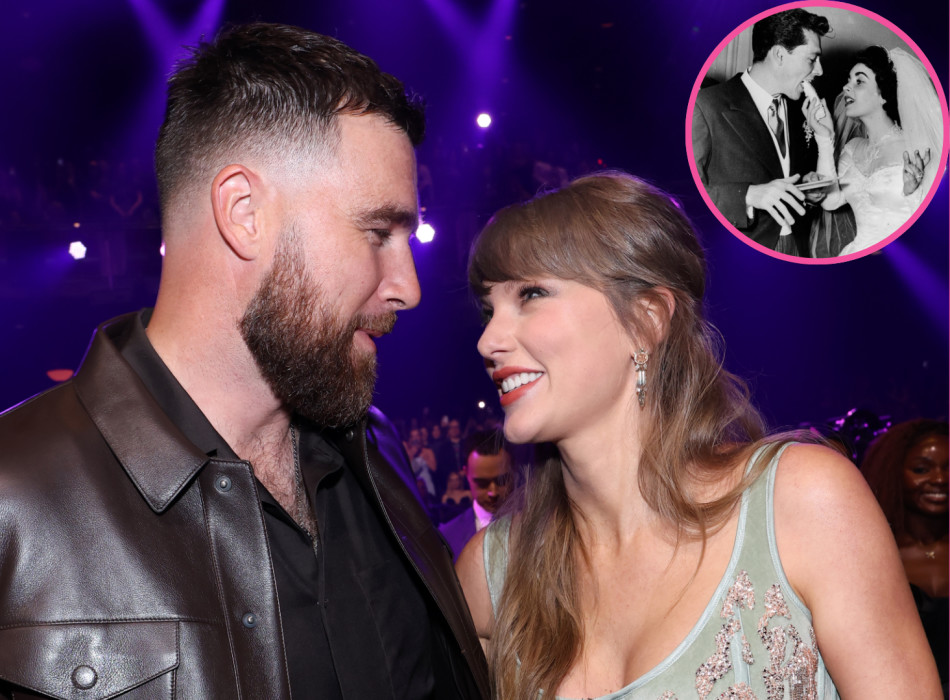 טיילור סוויפט וההשראה לשמלת הכלה שלה  (צילום: Keystone/Getty Images,Kevin Mazur/Kevin Mazur/Getty Images for iHeartRadio)