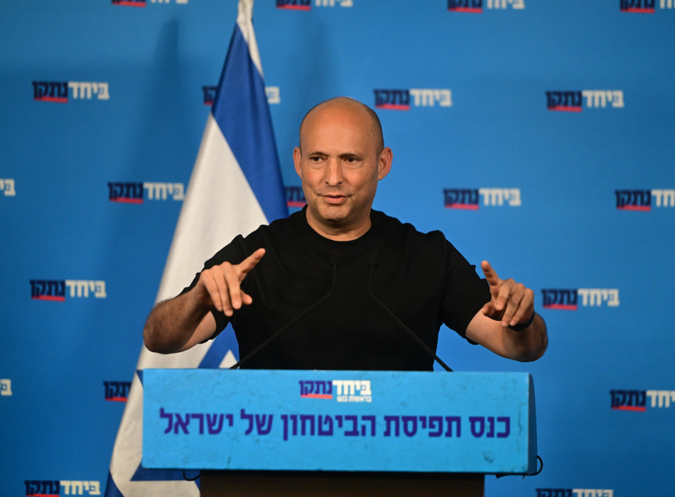 נפתלי בנט, כנס תפיסת הביטחון של ישראל (צילום: אבשלום ששוני)