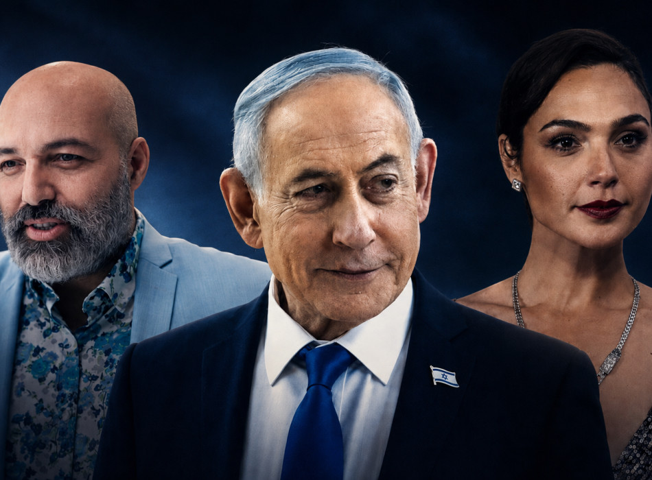 בנימין נתניהו, אורן דוברונסקי, גל גדות (צילום: יונתן זינדל פלאש 90, קשת 12, רויטרס)