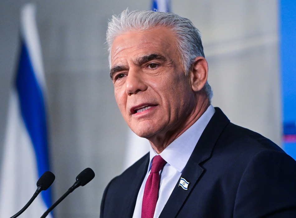 יאיר לפיד (צילום: אבשלום ששוני)