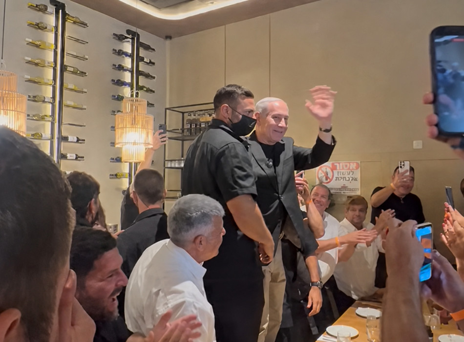 בנימין נתניהו באופקים (צילום: פרטי)