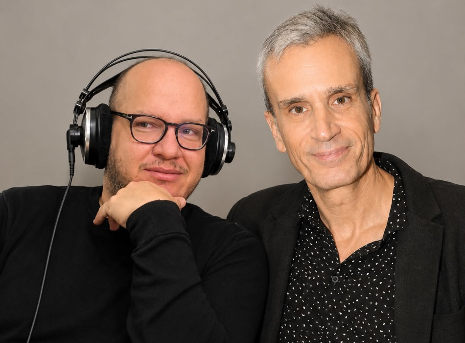 אברי גלעד, חיים לוינסון (צילום: רפי דלויה,103FM)