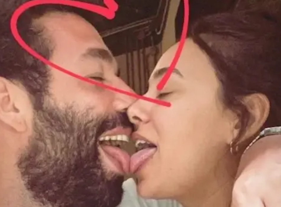 רביד פלוטניק ובת הזוג מאורסים (צילום: רשתות חברתיות)