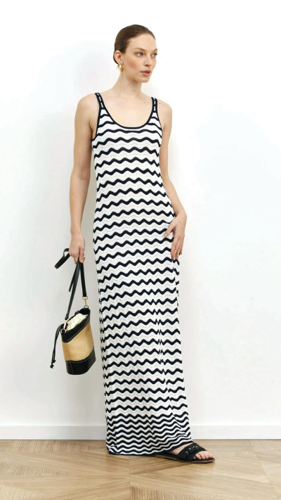 גולף GOLF שמלת מקסי סרוגה 131.90 ש''ח