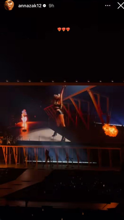 הסטורי של אנה זק (צילום: צילום מסך אינסטגרם)