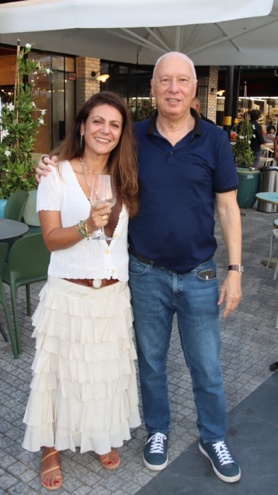 חיים כצמן וקרן כליפה  (צילום: משה מעוז)