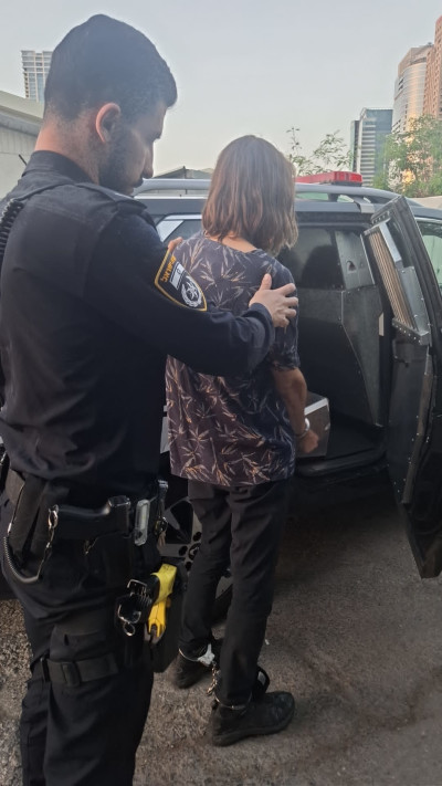 תוקף הוריו של הצל (צילום: דוברות המשטרה)