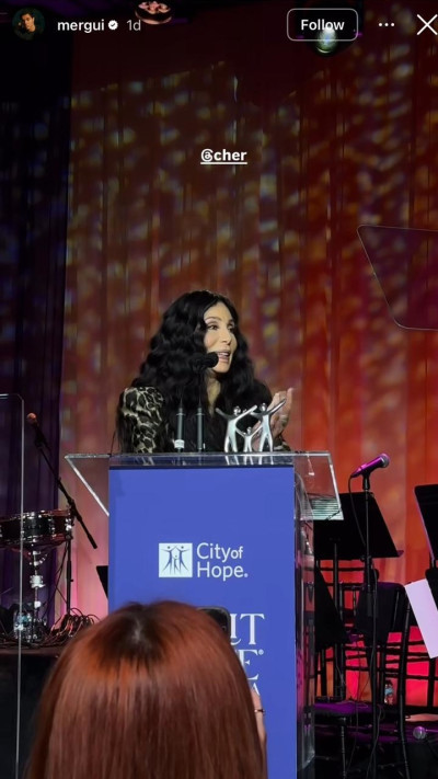 הזמרת שר (צילום: צילום מסך אינסטגרם)