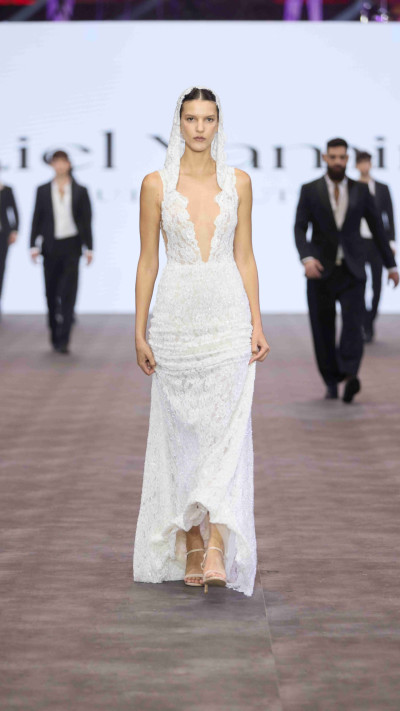 קולקציית 2026 של המעצבת ליאל ימין בשבוע האופנה (צילום: עומרי רוזנגרט)