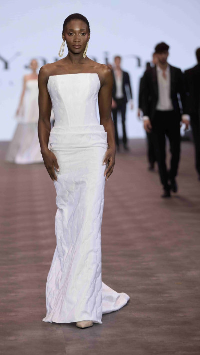 קולקציית 2026 של המעצבת ליאל ימין בשבוע האופנה (צילום: עומרי רוזנגרט)