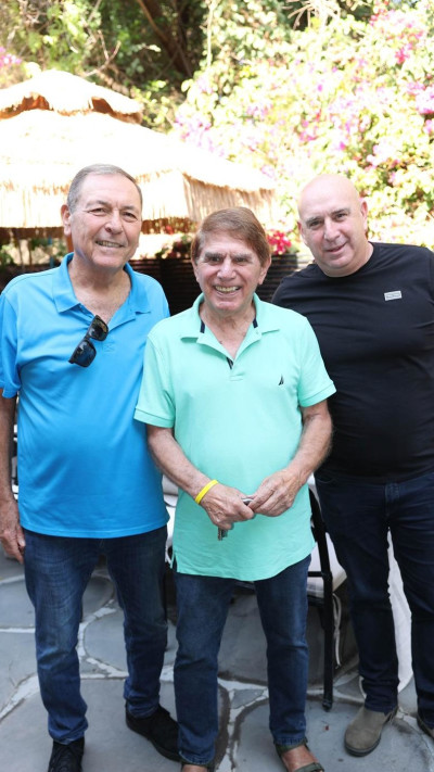 ניר דבורי, משה נוסבאום ועודד בן עמי (צילום: אור גפן, יח''צ)