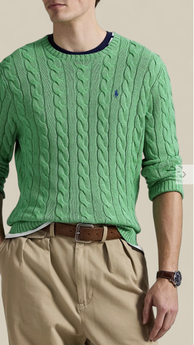 POLO RALPH LAUREN סריג כותנה (צילום: פקטורי 54)