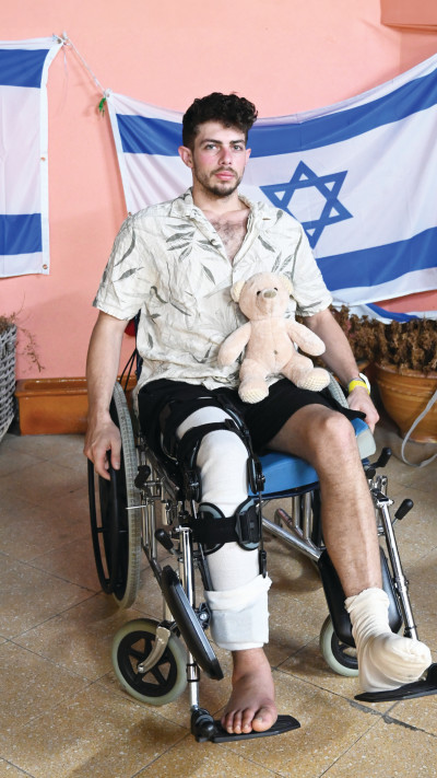 נפתלי העצני, נפצע במהלך שירות המילואים במלחמת חרבות ברזל 