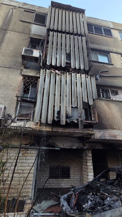 תיעוד מזירת השריפה בחיפה 