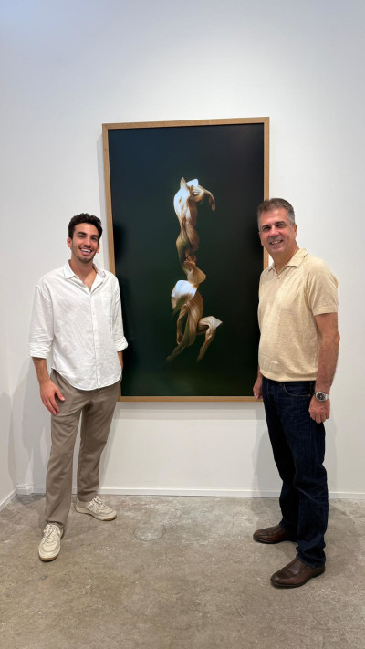 אלי כהן ורועי עדין (צילום: ענבר עדין)