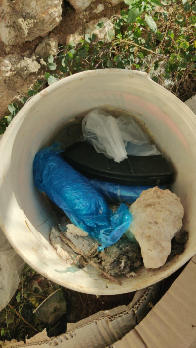 תיעוד הממצאים שנתפסו 